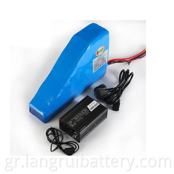 Επαναφορτιζόμενη 48V / 52V 20AH E-Bike Battery Pack Triangle Shape Lithium Ion Ebike Battery